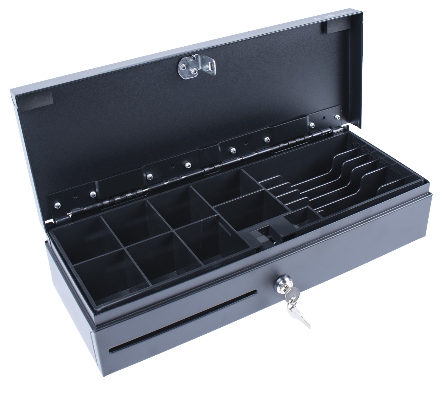 Денежный ящик Poscenter 460E 460x170x100, распайка для "ШТРИХ-М", черный