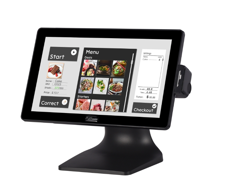 Сенсорный моноблок POSCenter POS-A1 (15, 6", P-CAP, RK3568, 4Gb/64Gb, WiFi, BT, MSR) Android 11